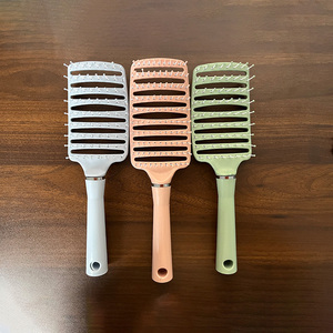 A165 – Ensemble de peignes démêlants en nylon à dents fines, personnalisables avec logo, pour salon et usage domestique, vente en gros, directement de l'usine - Product Image 3