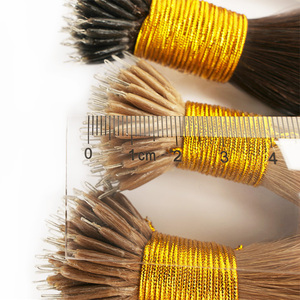 Bán buôn Cao Cấp ĐÔI rút ra Nano tip phần mở rộng tóc Trinh Nữ lớp biểu bì Remy tóc con người Pre ngoại quan Brazil tóc 1 gói - Product Image 3