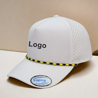 Coupe trou perforé pour hommes chapeau pêche en plein air étanche avec Logo personnalisé chapeau de camionneur casquette de Baseball personnalisée étanche chapeaux de Golf