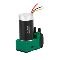 Pompe à air miniature PENGPU 12V/24V CC sans balais, pompe à diaphragme sans huile, pompe d'analyse d'échantillonnage de gaz