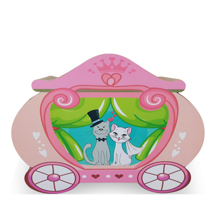 Lembo di gatto con lettiera personalizzata <span class=keywords><strong>per</strong></span> <span class=keywords><strong>gatti</strong></span>-casa rosa dei funghi della principessa-gratta e vinci in carta ondulata - Product Image 6