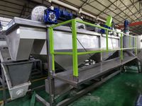 Machine à laver en plastique pour déchets PP LDPE HDPE machine de lavage et de séchage en plastique machine de lavage de réservoir en plastique sale