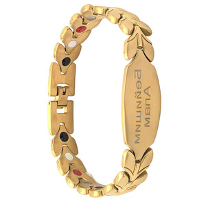<span class=keywords><strong>Bracciale</strong></span> Magnetico 4 in 1 in Acciaio Inossidabile per Uomo e Donna, Placcato Sottovuoto, Gioielli alla Moda in Confezione Regalo - Product Image 3