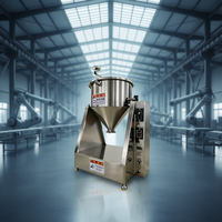 Mélangeur à pales en acier inoxydable 304 durable, paroi intérieure polie, capacité 100L, boîte de vitesses sans accumulation de matériaux pour produits chimiques de laboratoire