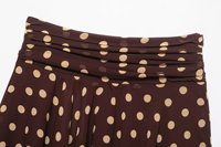 Jupe courte asymétrique plissée taille haute à pois pour femme 2026, au-dessus du genou, décontractée, élégante, vintage, tissée