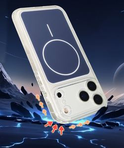 เคสโทรศัพท์แบบเต็มตัว Magnetic TPU+PC สำหรับ 11/12/13/14/15/16/17 Pro Max ป้องกัน 360 องศา ดีไซน์หรูหรา หลายสี - Product Image 6