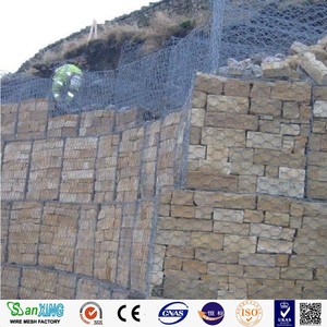 Grillage hexagonal en fil de fer recouvert de PVC vert, robuste, 3 mm, pour gabions - Product Image 6