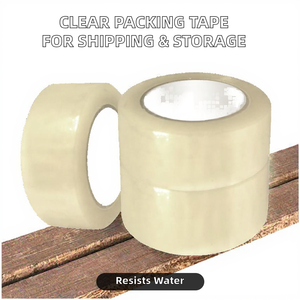 Cinta Adhesiva Acrílica Transparente de una Cara, Activada por Agua, para Embalaje, Envío, Mudanza y Almacenamiento - Product Image 2