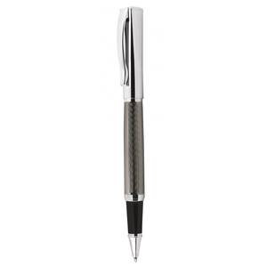 Bolígrafo Rollerball Gris Cromado, Instrumento de Escritura Premium, Diseño Elegante, Flujo de Tinta Suave, Uso Profesional - Product Image 1