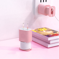 Funda protectora de silicona para cargador 2 en 1, funda protectora de silicona para Cable de carga, funda protectora para Cable de cargador de teléfono