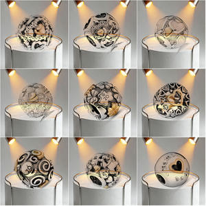 Abalorios de Plata Dorada <span class=keywords><strong>S925</strong></span> con Logotipo <span class=keywords><strong>Ale</strong></span> y Abalorios Huecos con el Patrón de la "Flecha del Dios Amoroso" Cuerdas de Cuentas para Armar Uno Mismo - Product Image 4