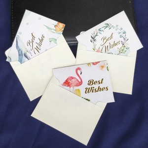 Hot Selling New Handmade Custom Holiday Wedding Birthday Invitation Greeting Card with Flowers - Product Image 5