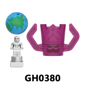 G0151 Superhéroes <span class=keywords><strong>Mujer</strong></span> Invisible Galactus La Cosa Antorcha Humana Mr. Fantástico Coleccionables Educativos Mini Bloques de Construcción Juguetes para Niños - Product Image 4