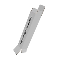Caja de Cartón Corrugado de Doble Pared Tipo Carpeta para Empaque de Tapete de Yoga, Hecha de Papel Kraft, con Relieve, Laminación Mate, Reciclable