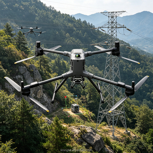 โดรนตรวจสอบสายไฟฟ้า Matrice 400 พร้อมระบบ LiDAR และเรดาร์ตรวจจับสิ่งกีดขวาง สำหรับงานตรวจตราความปลอดภัยในสถานีไฟฟ้าและทางเดิน - Product Image 3