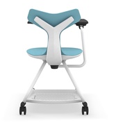 Chaise de formation scolaire ergonomique facile à déplacer au design moderne GS-1830D meubles éducatifs en PP pour utilisation sur tablette en gros