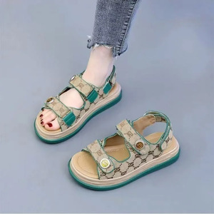 Sandalias Planas de Fábrica al por Mayor para Mujer, Sandalias de Moda Estampadas para Exteriores, Zapatos Casuales de Diseñador para Dama - Product Image 5