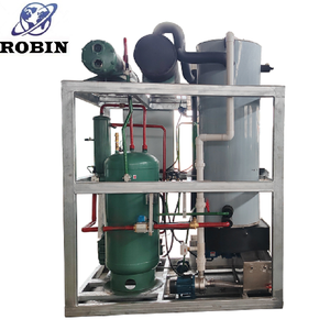 Máquina de Hielo Industrial de Tubo de Cristal de 1 Tonelada Eficiente con Compresor Copeland, Opciones Monofásicas y Trifásicas, Capacidad de Almacenamiento de 500 kg - Product Image 2