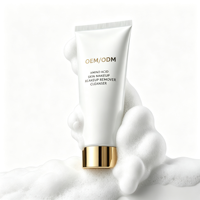 Démaquillant Nettoyant Visage aux Acides Aminés avec Triple Filtrate de Ferment et Double Collagène Hydratant et Contrôle du Sébum