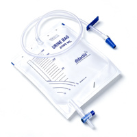 TEXNET TEX00525 Sac de drainage urinaire à membrane épaisse à valve unique, désinfection infrarouge lointain, dispositif médical de classe I certifié CE