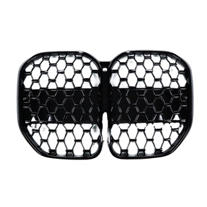 ABS Gloss Black M Tech griglia centrale del paraurti anteriore in maglia diamantata per <span class=keywords><strong>BMW</strong></span> <span class=keywords><strong>4</strong></span> <span class=keywords><strong>serie</strong></span> <span class=keywords><strong>coupé</strong></span> G22 G23 2021 + - Product Image 1