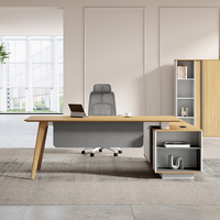 Bureau de direction simple moderne de haute qualité Mobilier de bureau haut de gamme Table d'ordinateur durable et facile à assembler