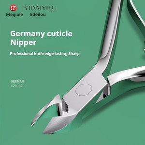 Thép không gỉ lớp biểu bì nipper cho móng tay nghệ thuật cong Blade với Sharp tip logo khắc vẻ đẹp cắt kéo để loại bỏ da chết - Product Image 2