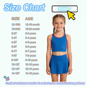 <span class=keywords><strong>ชุด</strong></span>กีฬา<span class=keywords><strong>เด็ก</strong></span>พิมพ์ลายตามสั่ง สำหรับเต้นรำ ใส่ได้ทุกวัน ODM <span class=keywords><strong>ชุด</strong></span>ออกกำลังกาย ผ้าไนลอน ระบายอากาศได้ดี <span class=keywords><strong>ชุด</strong></span>เซ็ต 2 ชิ้นสำหรับ<span class=keywords><strong>เด็ก</strong></span>ผู้หญิง กระโปรงเทนนิส - Product Image 3