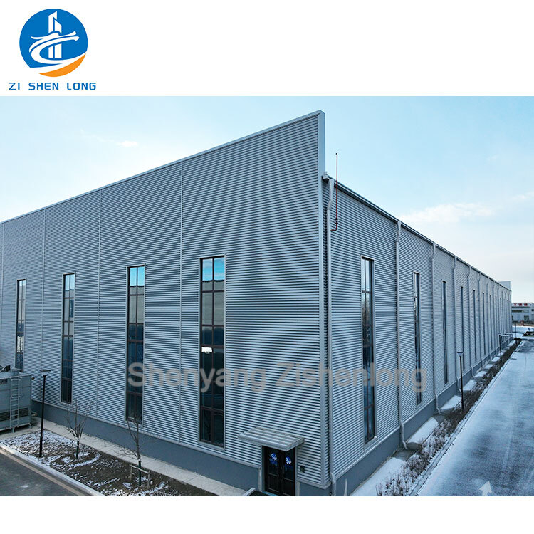 40x60 Light Metal Building Structural Steel Astm A36 Portal Frame Warehouse Welding and Cutting Processing Service