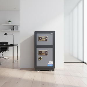 Coffre-fort ignifuge à combinaison numérique à deux portes pour la maison et l'hôtel - Product Image 1