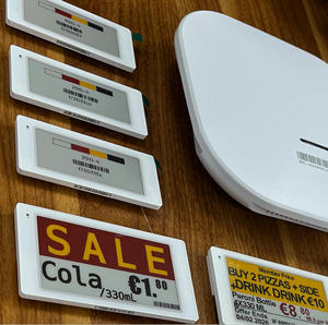 ใบเสนอราคาโซลูชันป้ายราคาอิเล็กทรอนิกส์ 2.4Ghz สำหรับซูเปอร์มาร์เก็ต จอแสดงผลอัจฉริยะ E Ink ป้ายราคาอิเล็กทรอนิกส์ 4 สี พร้อมหน้าจอ E Ink - Product Image 1