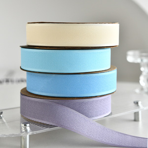 Nine-Colored Ribbon Linen Style Ribbon 2.5Cm Cake Decoration Reusable Wedding DIY Flower Wrapping Supply - Product Image 3