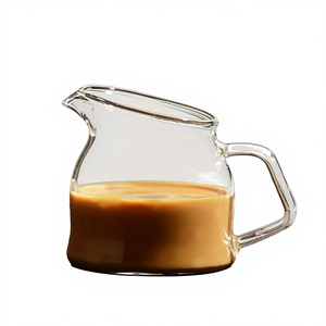 Bestseller Mini-Rindfleisch-Westernfood-Sauce Kaffee-Milch-Kessel Minimalistisches Kaffee- & Teeset Borosilikatglas-Tasse - Product Image 5