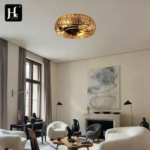 Ventilateur de plafond moderne intelligent de 19 pouces pour salle de bain, avec moteur DC en métal, bande lumineuse, télécommande, LED, 3 vitesses, faible bruit, intensité variable - Product Image 6