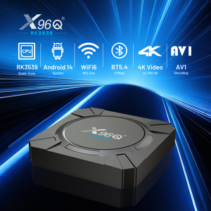 Nuevo <span class=keywords><strong>TV</strong></span> <span class=keywords><strong>Box</strong></span> <span class=keywords><strong>X96Q</strong></span> 2026 con Android 14, Rockchip RK3539 Quad-Core de 64 bits, 2GB de RAM, 16GB de ROM, AV1, 4K HDR10+, 2.4G+5GHz, BT5.X - Product Image 5