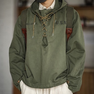 Giacca Parker da <span class=keywords><strong>Uomo</strong></span> con Cappuccio e Maniche Lunghe Pullover con Coulisse sul Collo Giacca da Lavoro Felpe Casual da <span class=keywords><strong>Uomo</strong></span> Verdi con Stampa - Product Image 4