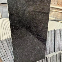 Prix de gros Dalles de granit noir angolais poli