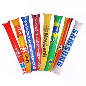 Bâton de bruit en plastique personnalisé Thunder Stick pour la promotion, bâton de cheering pour le sport, bâton gonflable avec logo - Product Image 1