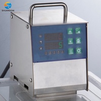 Cuisinière sous vide et mijoteuse en acier inoxydable de grande capacité 40L avec contrôle numérique du minuterie, pour usage domestique et commercial