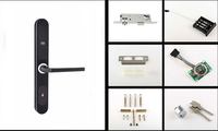 Cerradura de Puerta de Madera para Hotel, Estilo Europeo, Delgada, con RFID, con Sistema de Tarjeta Inteligente