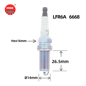 Usine directement prix Nickel <span class=keywords><strong>NGK</strong></span> SPARK bougies LFR6A 6668 22401-AR716 pour Volvo Auto Plug - Product Image 2