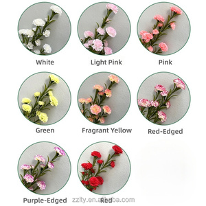 Clavel Artificial Perfecto para Decoración <span class=keywords><strong>de</strong></span> Bodas, Adorno para Mesa <span class=keywords><strong>de</strong></span> Hogar, Sala <span class=keywords><strong>de</strong></span> Estar y Día <span class=keywords><strong>de</strong></span> la Madre - Product Image 2