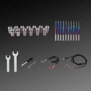 Kit de moteur de broche CNC refroidi par air 110V/220V 2.2KW 24000 tr/min ER20 avec VFD pour routeur CNC de travail du bois - Product Image 4