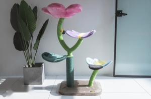 Penjualan Laris Pabrik Bunga Berwarna-warni Pohon Kucing Harga Murah Sisal Post Bunga <span class=keywords><strong>Cat</strong></span> <span class=keywords><strong>Furniture</strong></span> - Product Image 3