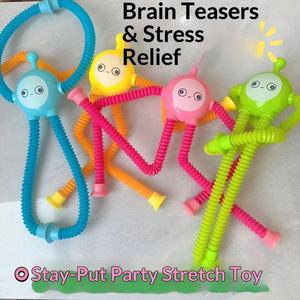 Divertido Juguete <span class=keywords><strong>de</strong></span> Robot <span class=keywords><strong>de</strong></span> Plástico Telescópico con Ventosa, <span class=keywords><strong>Rompecabezas</strong></span> Antiestrés con Animales, Combo Tricky, Regalo para Niños - Product Image 3