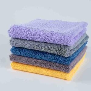 Paño de Limpieza de Microfibra Cuadrado de Color Sólido, Grueso y Multiusos para Cocina QPMB-079A - Product Image 1