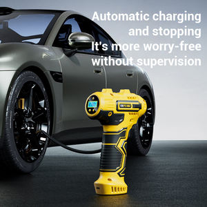 Portable Handheld Car Tyre <b>Air</b> <b>Pump</b> Rechargeable Li-Ion Battery Digital Tire Inflator <b>Air</b> Compressor with LED Light - Product Image 5