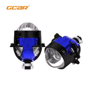 GCAR Super Bright 3 Inch Compact Bi LED Projector Lens <span class=keywords><strong>A12</strong></span> Dual-Laser High Beam Aluminium Double Chips Universal Car Lights - Product Image 1