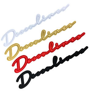 Parches de letras bordadas en relieve <span class=keywords><strong>3D</strong></span>, parches de planchado con prensa de calor para sombrero - Product Image 1