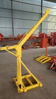 Grue à câble électrique Monkey Lift 500 kg 1000 kg Mini grue portable à câble métallique Moteur Métal Neuf Utilisation en usine de fabrication à domicile Construction